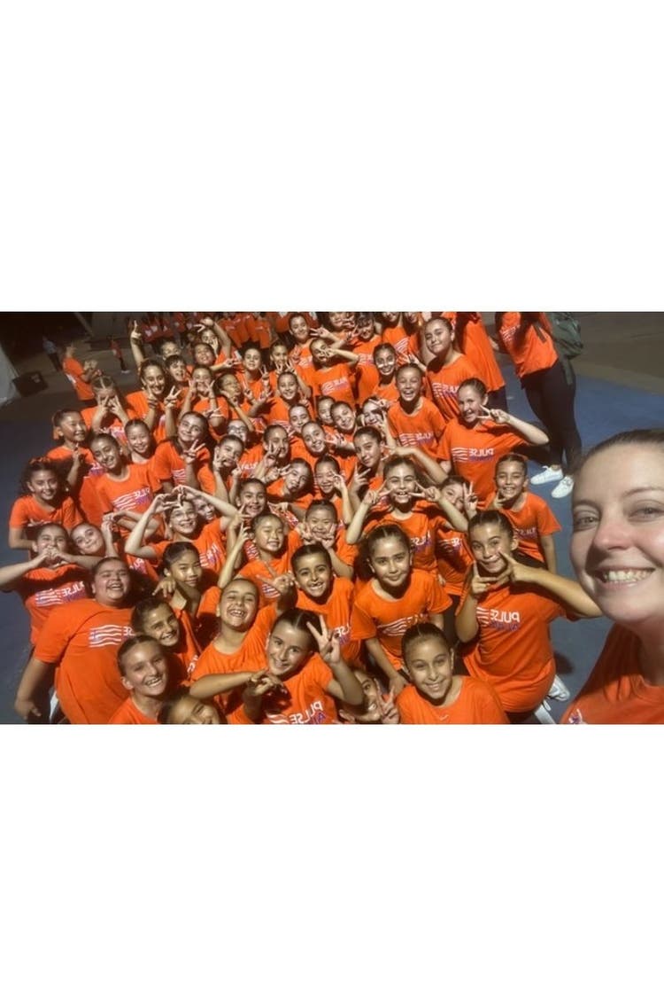 Students that participated in Pulse Alive dance performance at Homebush.