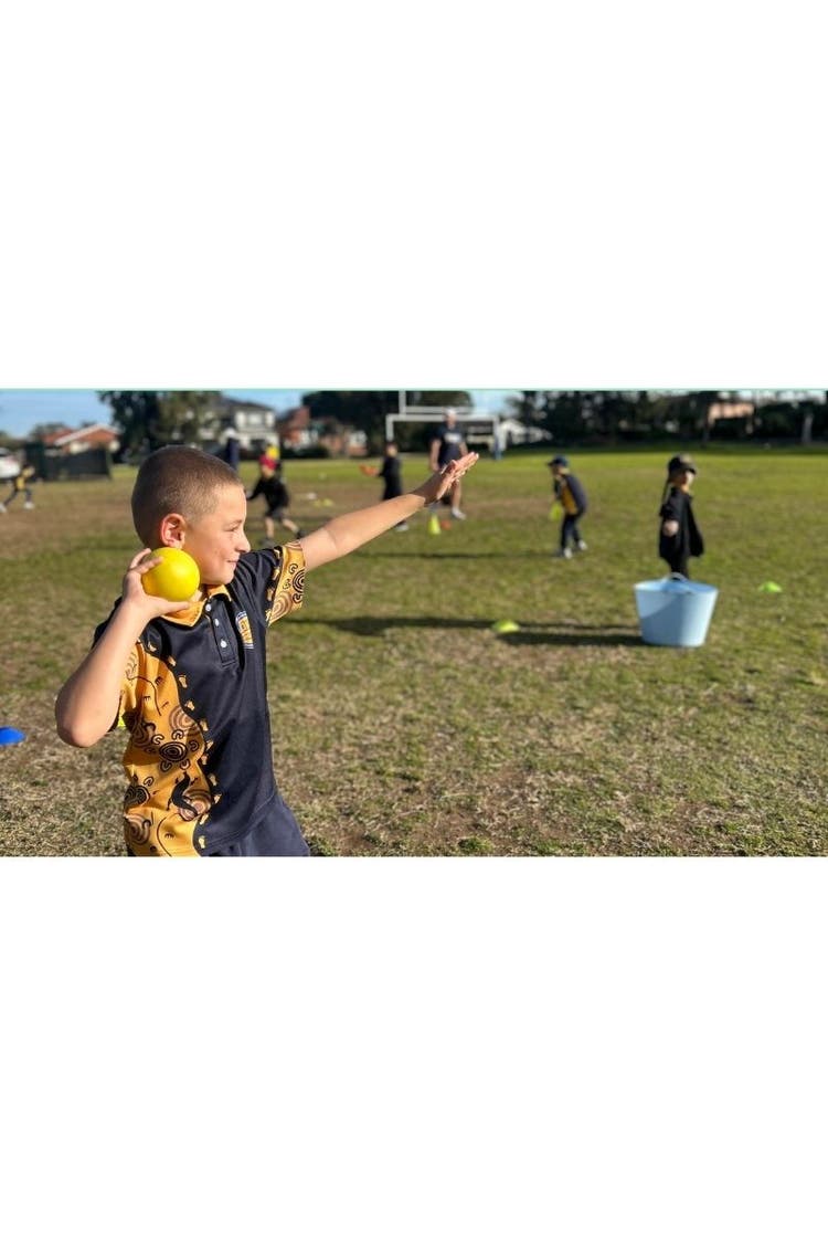 Student practising skills for annual athletics carnival