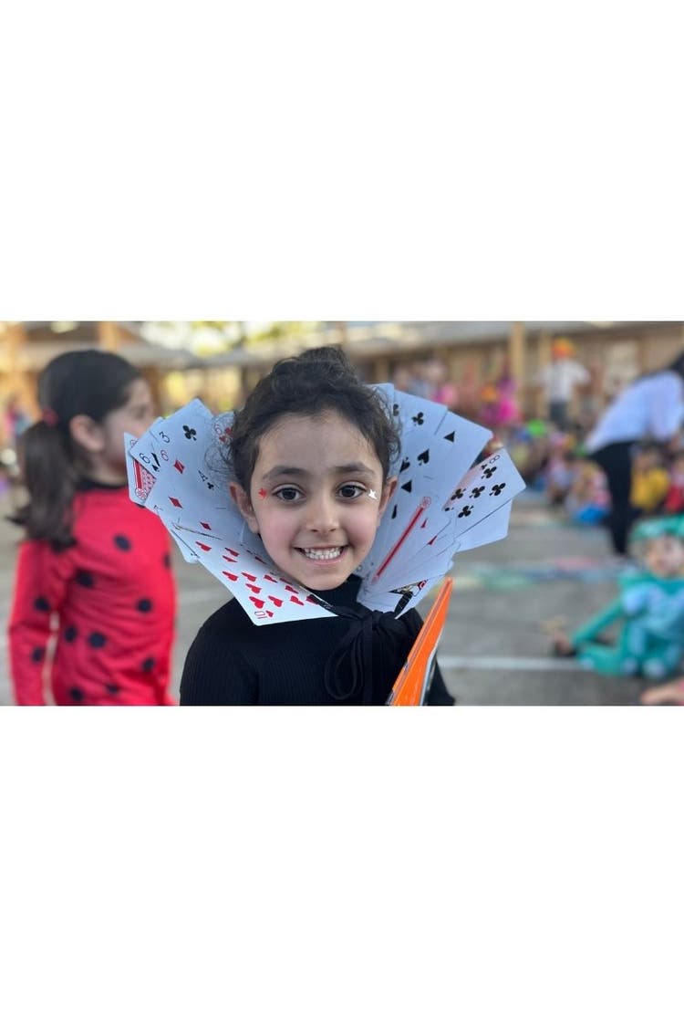 Student dressed up for book week.